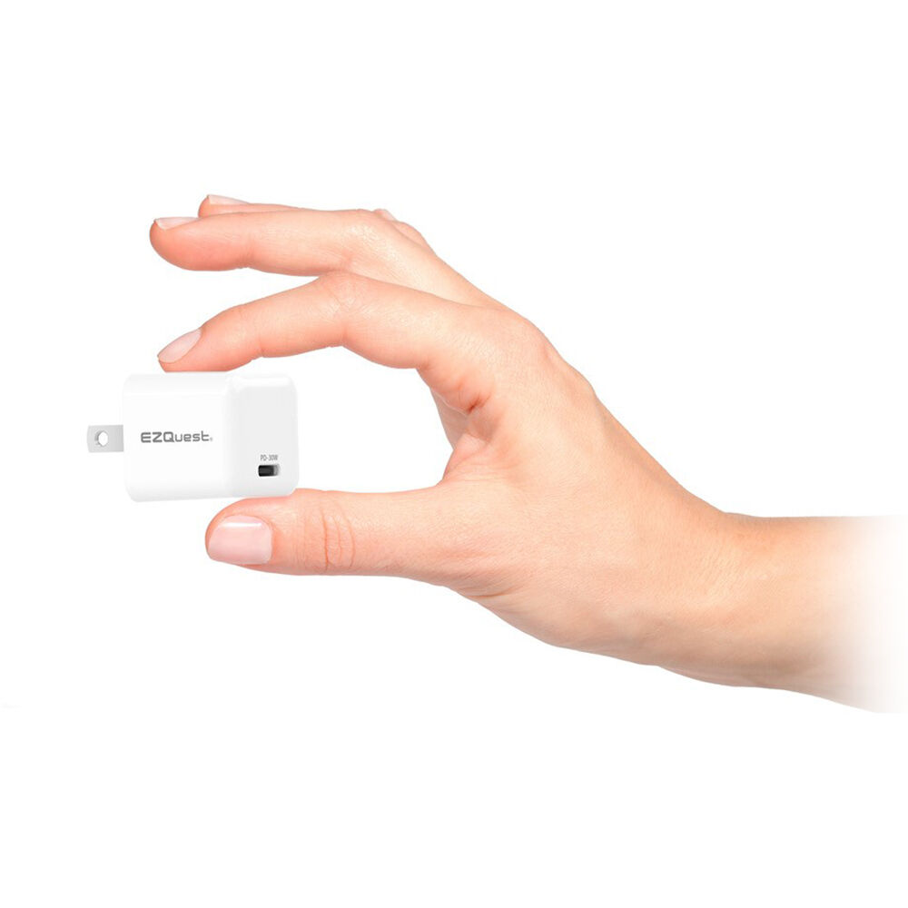 Cargador EZQuest UltimatePower Mini 30W GaN USB Tipo-C: Diseño Compacto, Potente Salida y Protección