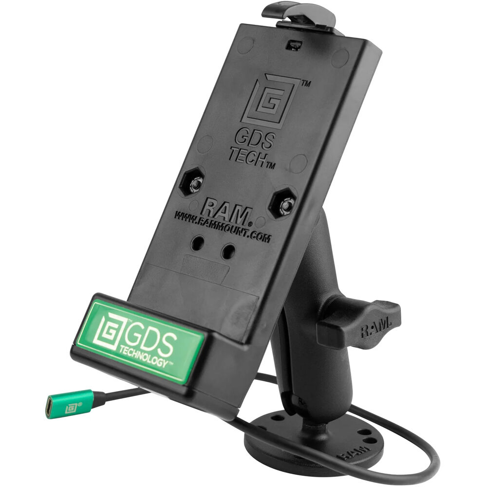 Soporte RAM MOUNTS GDS USB-C para Teléfonos/Tabletas con Base Redonda de 2.5"" y Cradle de Liberación