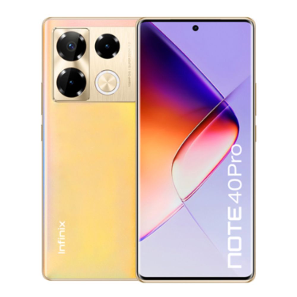 Infinix Note 40 Pro 256GB 8GB Ram Dorado, 6.78” pulgadas, 108MP Cámara, Carga Rápida 70w