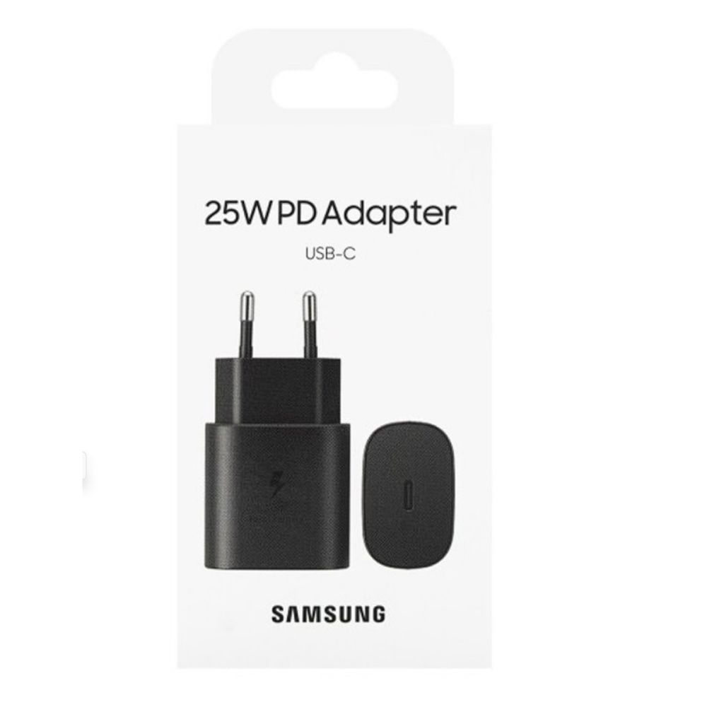 Cargador Adaptador 25w Negro compatible Samsung Negro