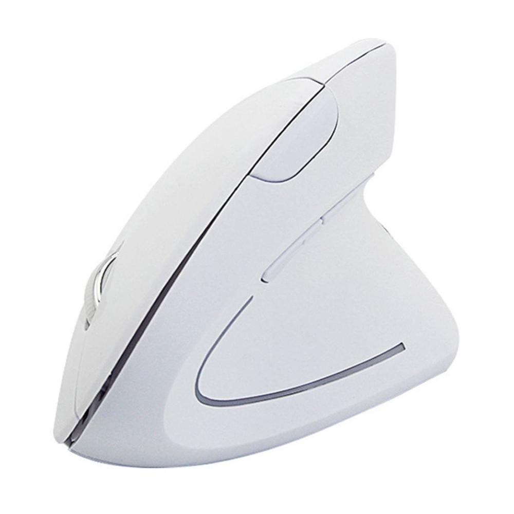 Mouse Ergonómico Inalámbrico Vertical con Adaptador JSY-5DW Blanco