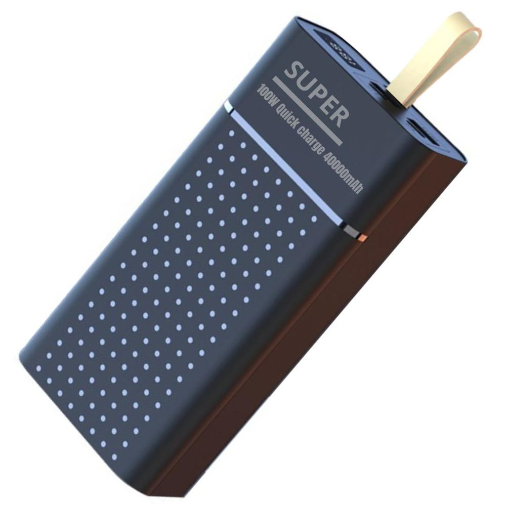 Power Bank 40000mAh BESTIA 100W Carga Rápida Batería Portátil CP04
