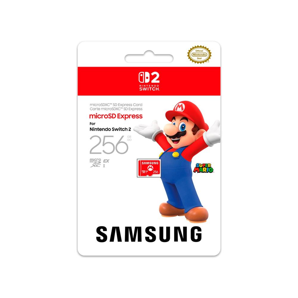 Memoria microSD Samsung Express Card 256GB Para Nintendo Switch 2