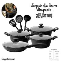 Juego De Ollas Finezza Antiadherente  Ultra Granito FZ-X1713M