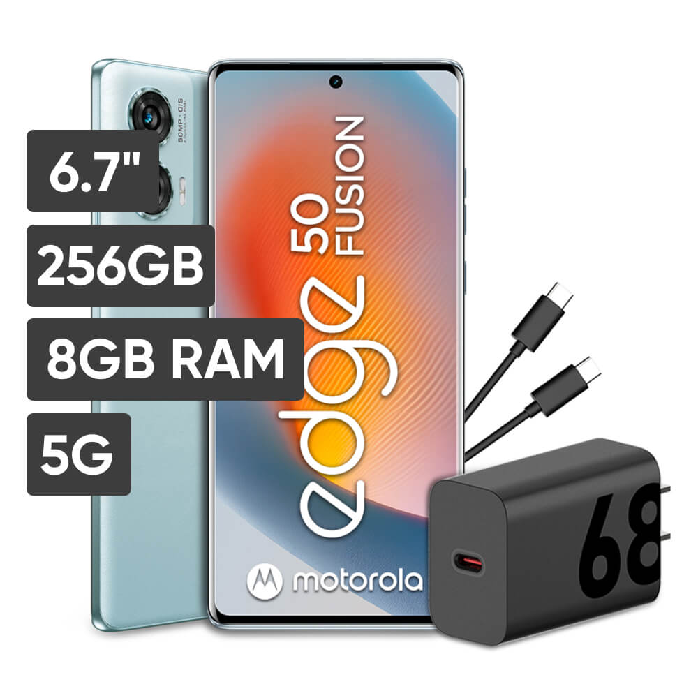 Smartphone MOTOROLA Edge 50 Fusion 6.7"" 8GB 256GB 50MP+13MP Azul Ártico