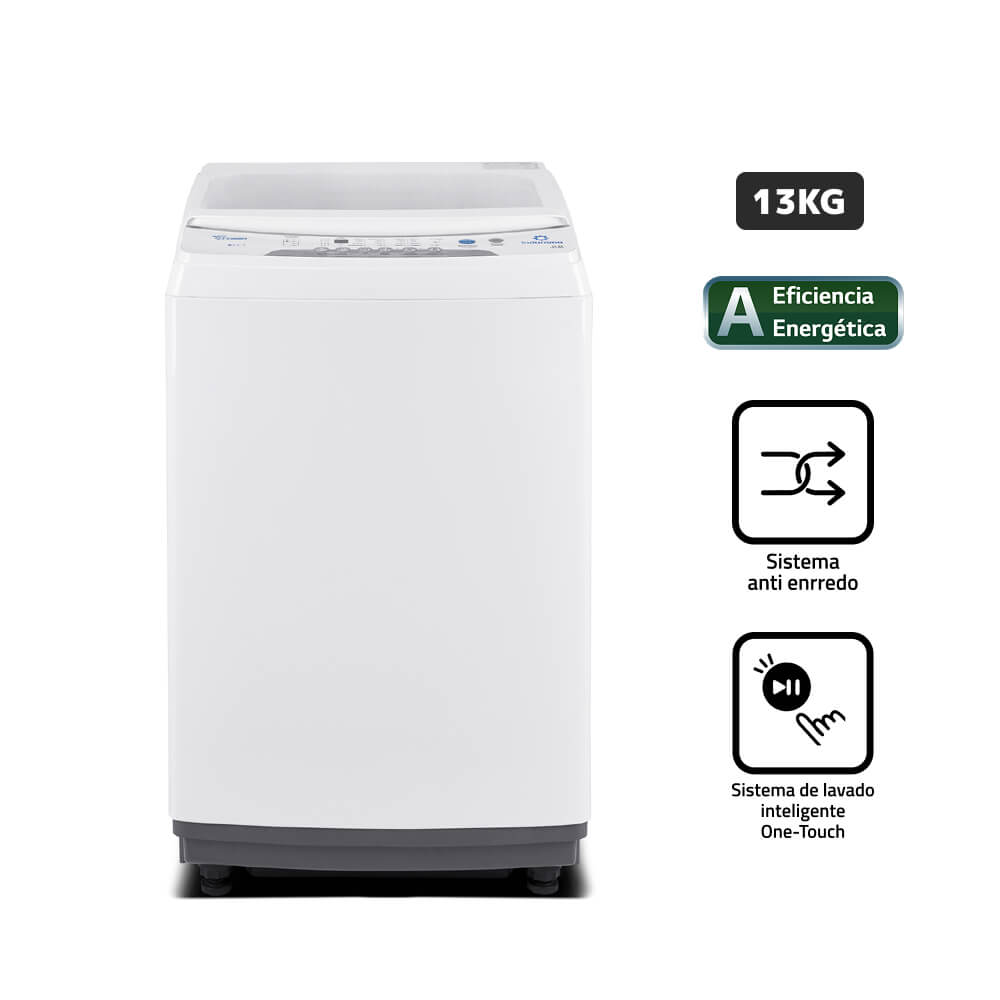 Lavadora INDURAMA Carga Superior 13 Kg LRI-13BLA Blanco