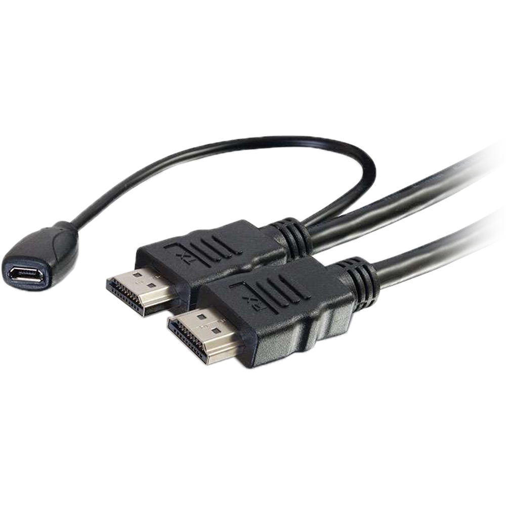 Cable HDMI de Alta Velocidad C2G con Inserción de Potencia Integrada (1.8 m)