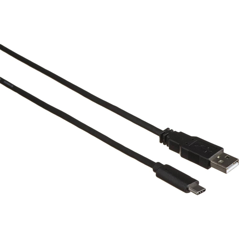 C2G Cable USB 2.0 Tipo A a Tipo C Masculino (10', Negro) - Tasa de Transferencia de 480 Mb/s, Soport
