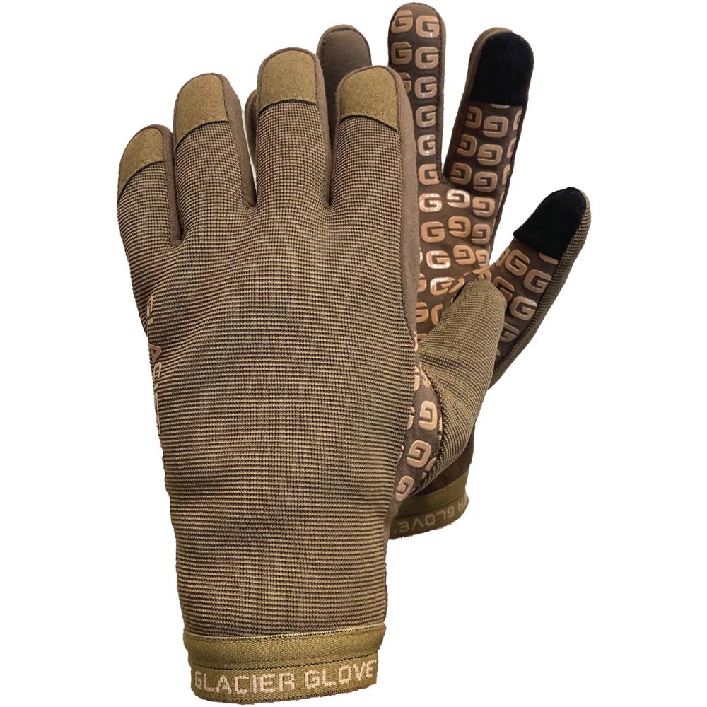 Guantes Impermeables Glacier Glove Alaska Pro (Mediano, Coyote) - Capacidad para Pantalla Táctil, Ai
