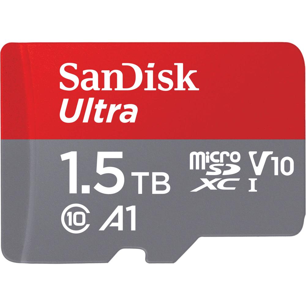 Tarjeta de Memoria SanDisk 1.5TB Ultra UHS-I microSDXC con Adaptador SD - Capacidad de Almacenamient