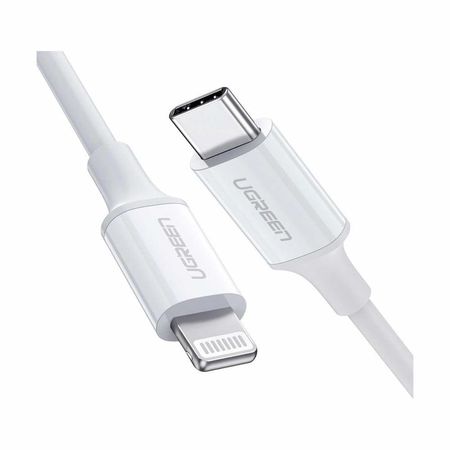 Cable Ugreen USB-C a Lightning M/M 1 Metro Blanco 10493