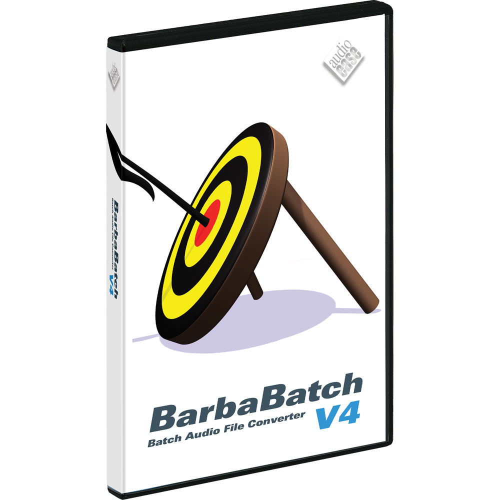 Audio Ease BarbaBatch V4 - Software de Conversión de Archivos de Sonido (Actualización) - Soporte pa
