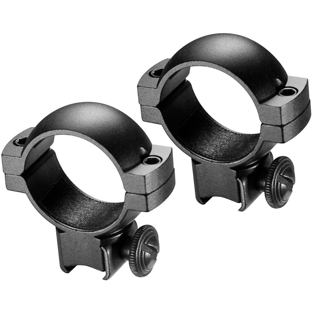 Anillas de Montaje Dovetail Barska para Tubos de 30mm (Altura Estándar, Negro Mate) - Construcción d