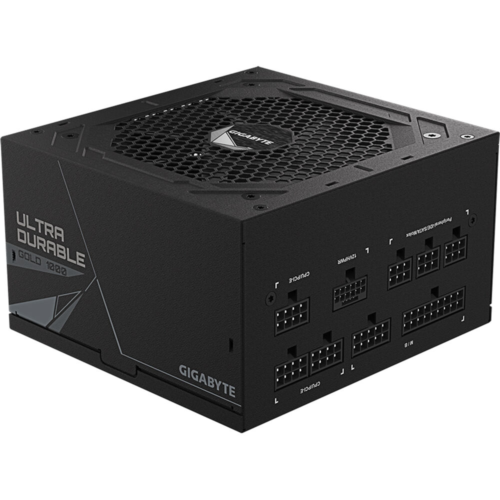 Fuente de Poder Gigabyte UD1000GM PG5 Rev. 2.0 1000W 80 PLUS Gold Modular (Negro) - 1000W, Ventilado