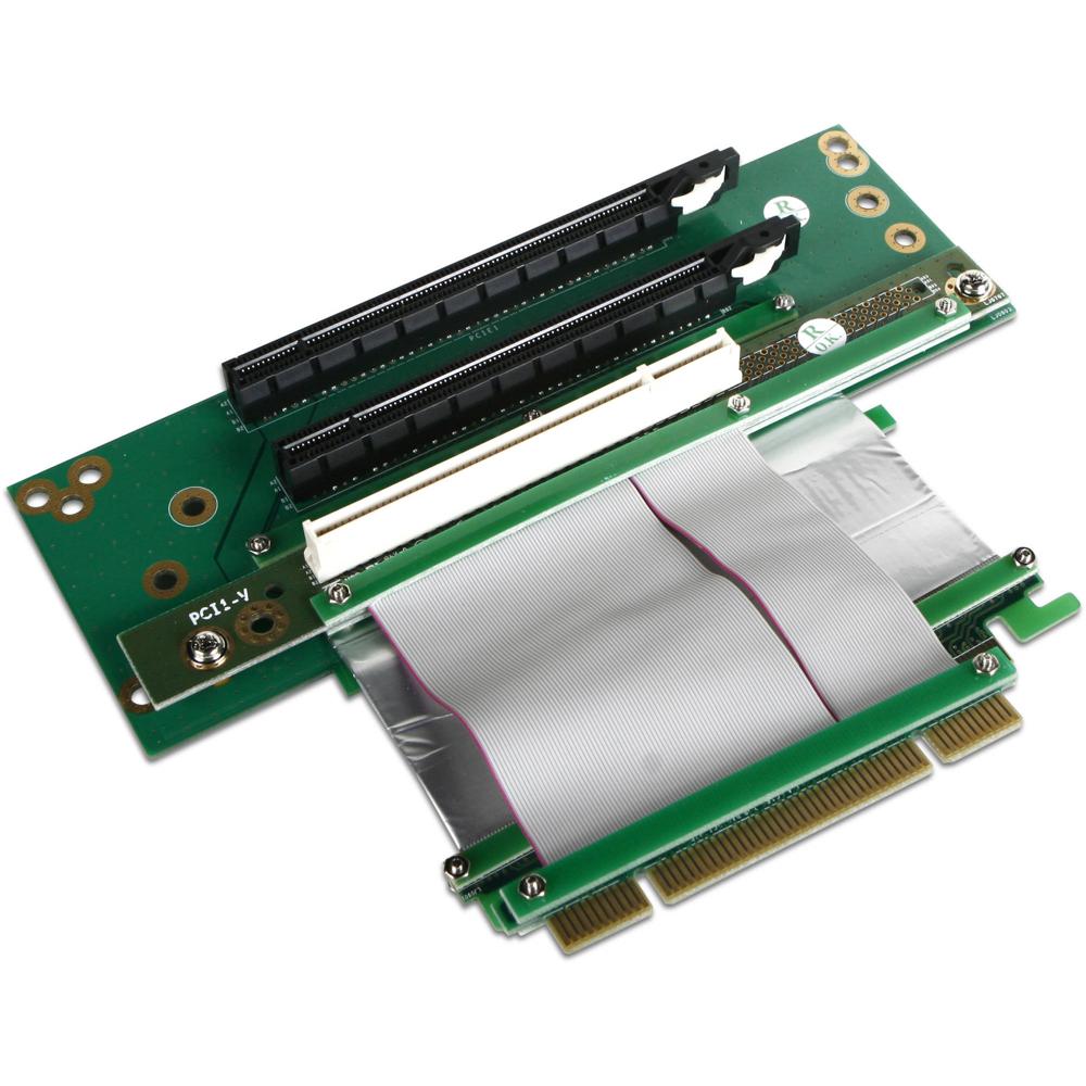 iStarUSA Tarjeta Riser de Dos PCIe x16 y Una PCI: Potencia y Expansión para tu Sistema