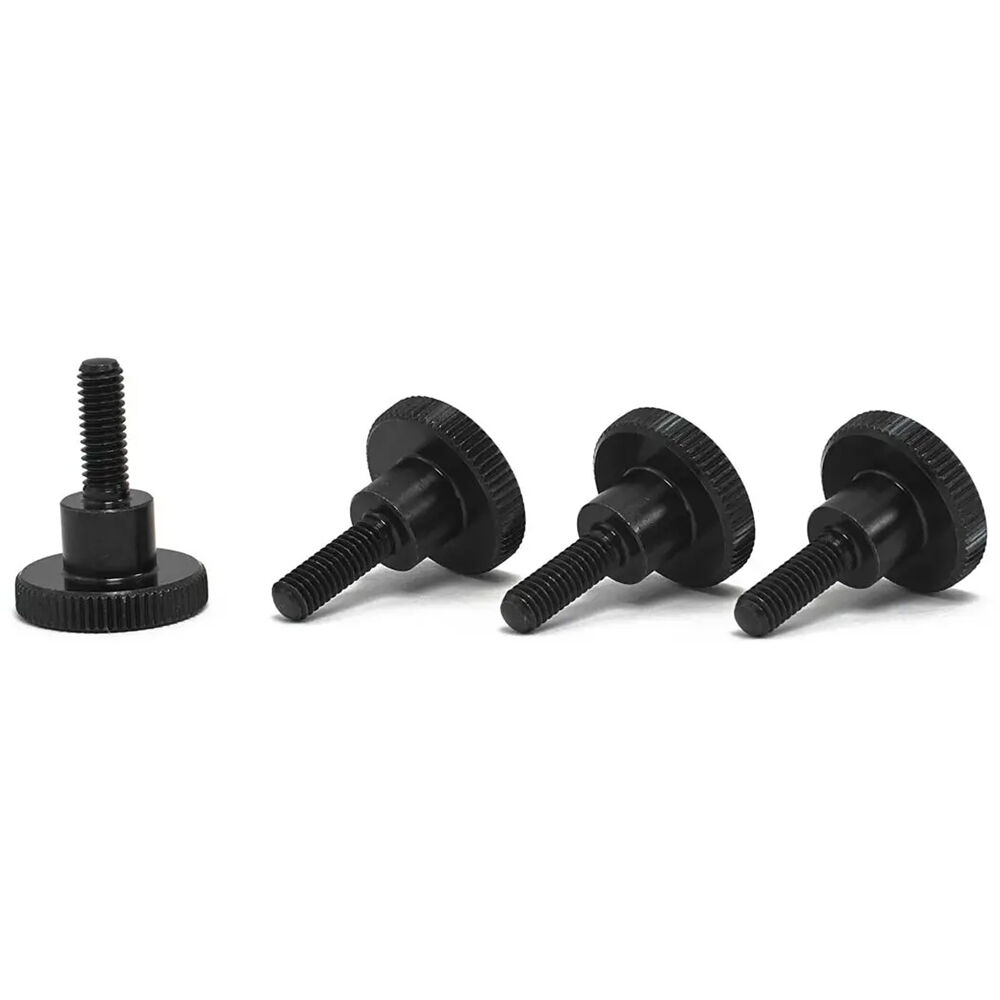 Tornillos de Montaje VESA Adicam (Juego de 4) - Tornillos de Pulgar de Rosca Larga M4