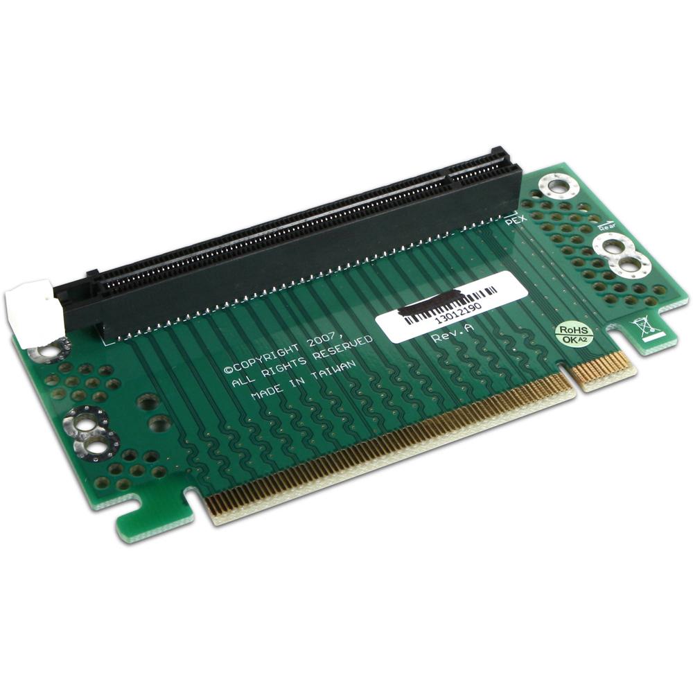 iStarUSA Tarjeta Riser Reversa PCIe x16 a PCIe x16 de 2RU