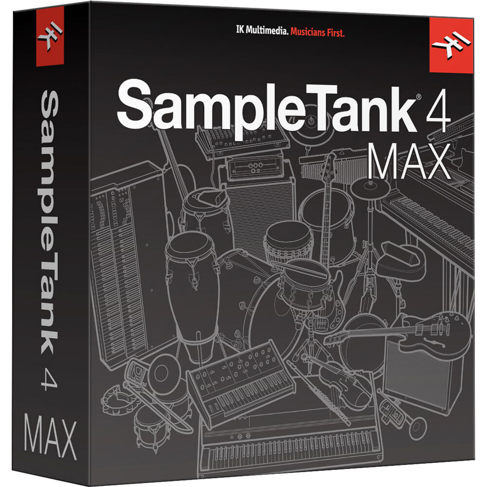 IK Multimedia SampleTank 4 MAX: Instrumento Virtual Basado en Muestras con 8000 Instrumentos y 260GB
