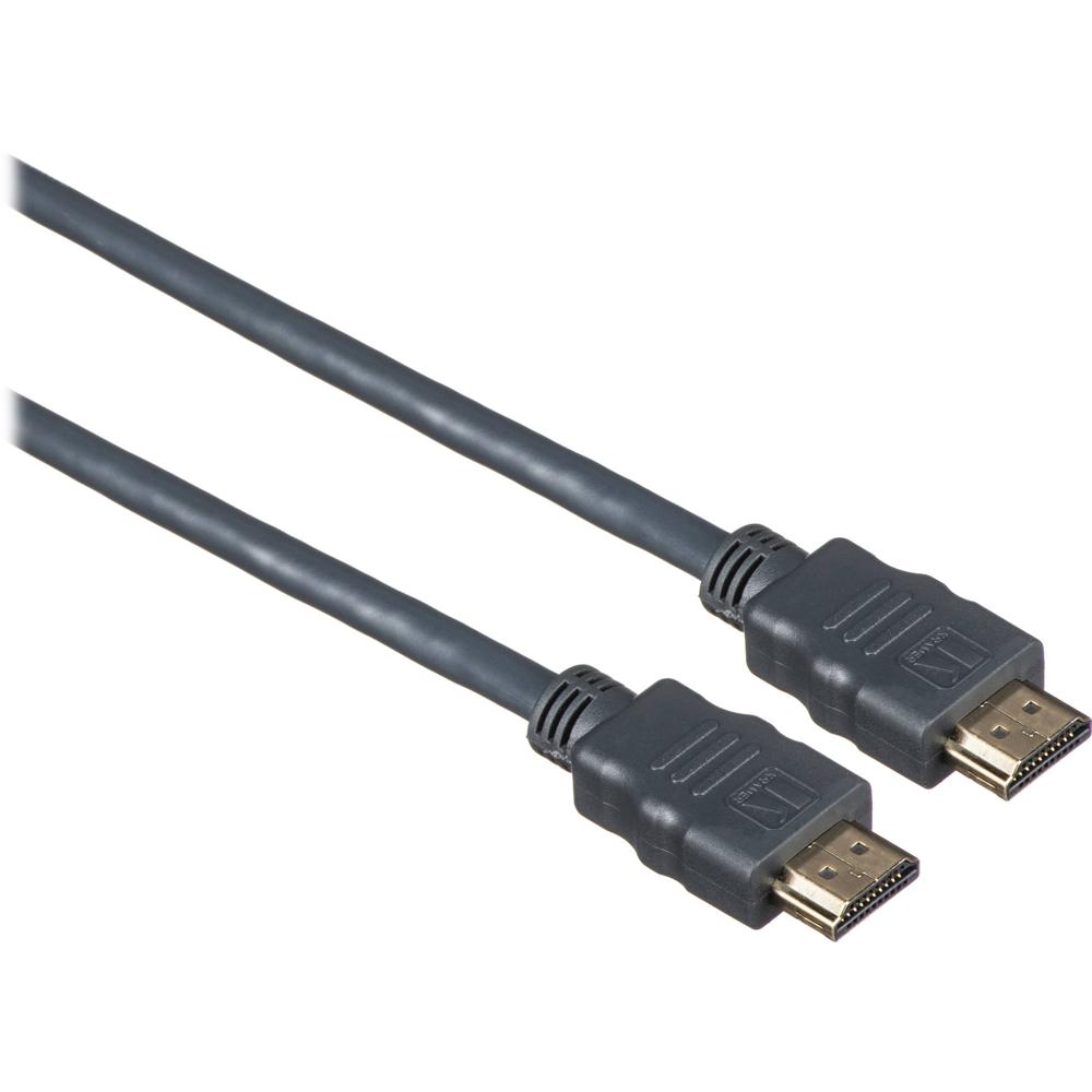 Cable HDMI Flexible de Alta Velocidad con Ethernet Kramer (Gris, 10') - Soporte 4K UHD, Conectores B