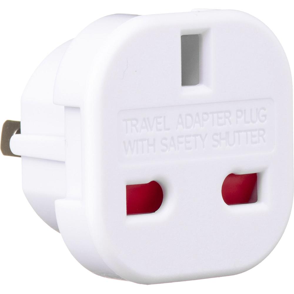 Adaptador de Enchufe de 2 Patas de la UE a 2 Patas de EE. UU. - Convierte Dispositivos Europeos a En