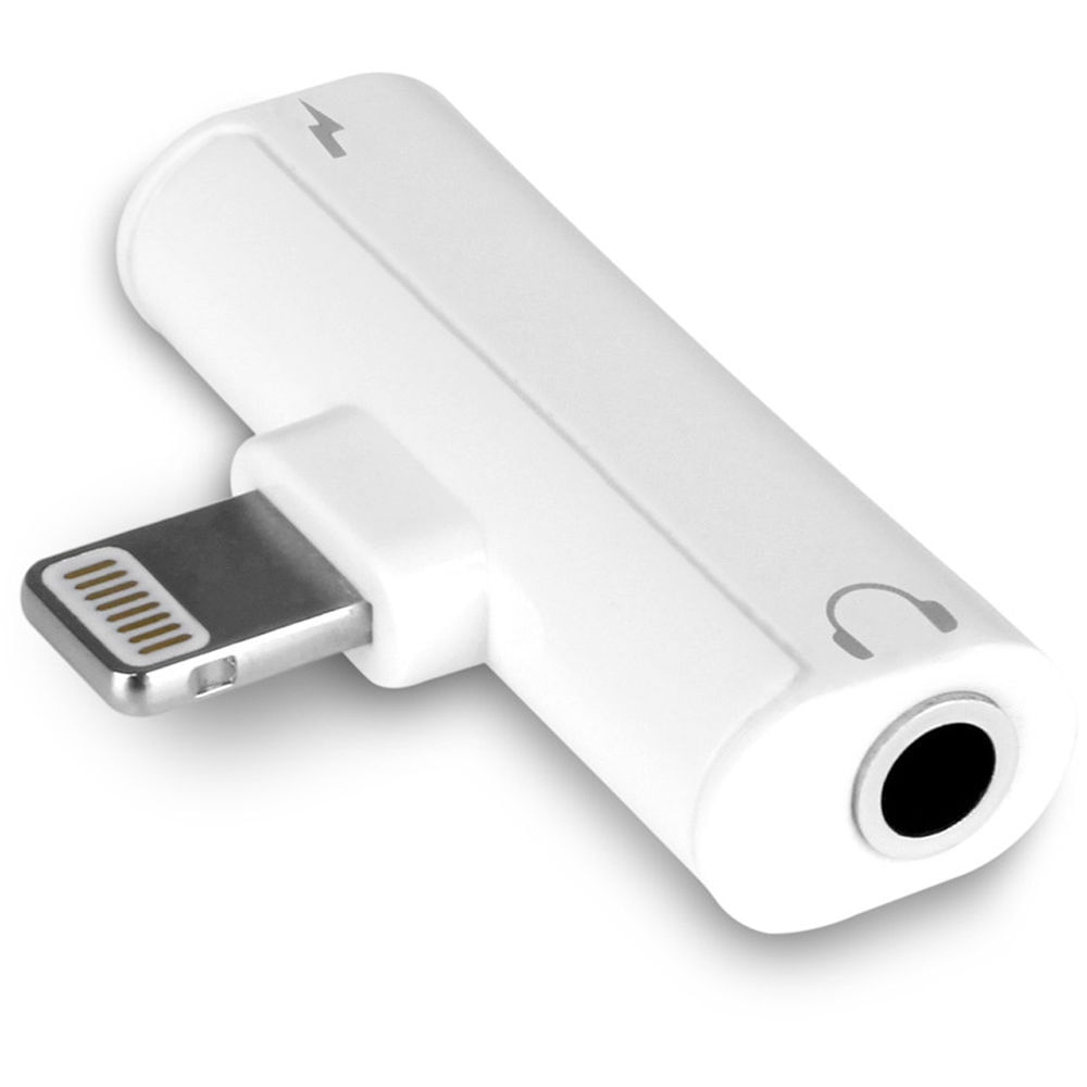 Adaptador Aluratek Lightning y 3.5mm para iPhone/iPad - Soporte para Carga y Audio, Conector Lightni