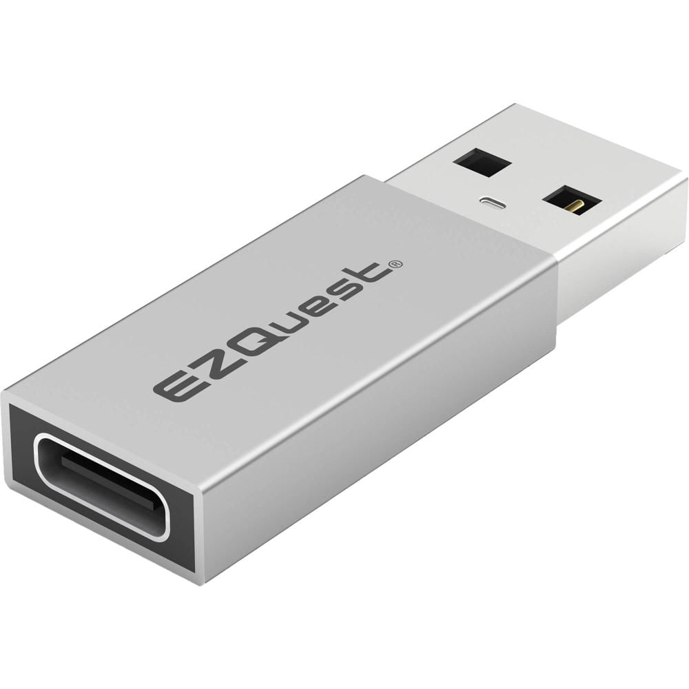Adaptador Mini EZQuest Superspeed Gen 2 USB-C Hemera a USB Tipo-A Macho - Transferencias de hasta 10