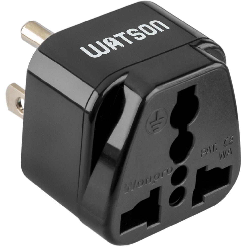 Adaptador de Enchufe Watson de 3 Patas de Europa a 3 Patas de EE. UU. - Adapta Dispositivos Europeos