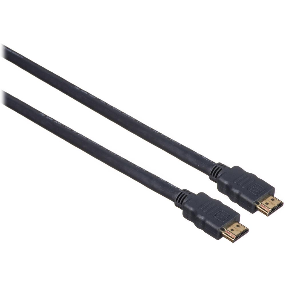 Cable HDMI Kramer con Ethernet (3') - Soporta Full HD, 4K, Conectores Baquelita Dorada, Canal de Ret
