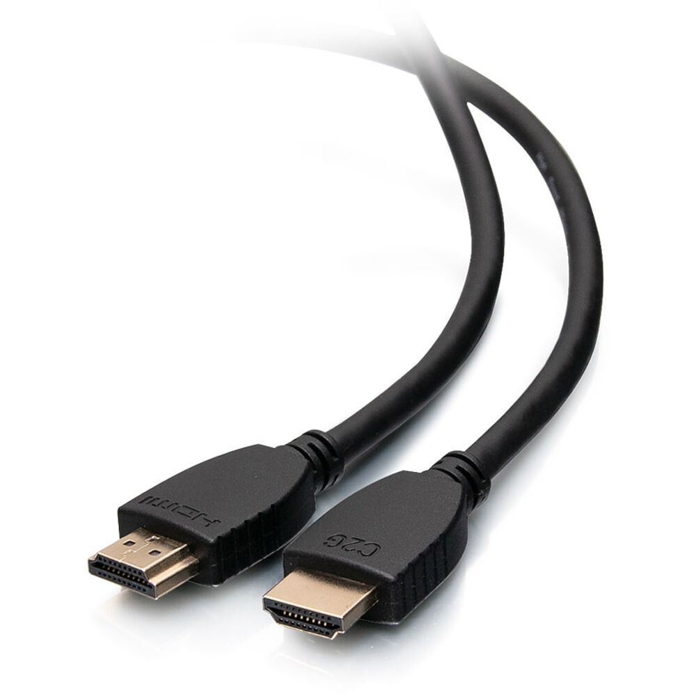 Cable HDMI de Alta Velocidad C2G con Capacidad Ethernet (3', Paquete de 3) - Transmisión hasta DCI 4