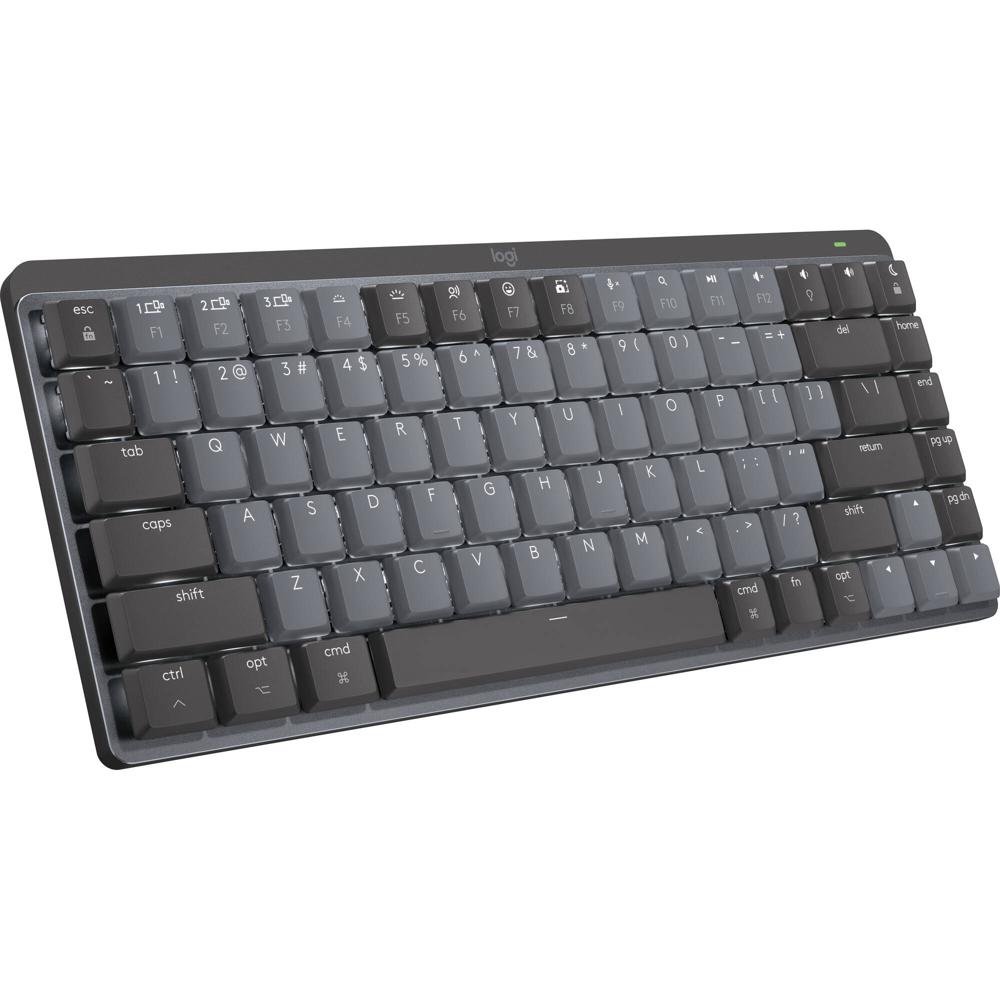Teclado Inalámbrico Logitech MX Mechanical Mini para Mac (Gris Espacial, Interruptor Mecánico Táctil