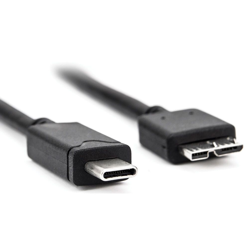 Cable Rocstor USB 3.1 Gen 1 Tipo-C a Micro-USB Tipo-B (3') - Conector Macho a Macho, Velocidad de Tr