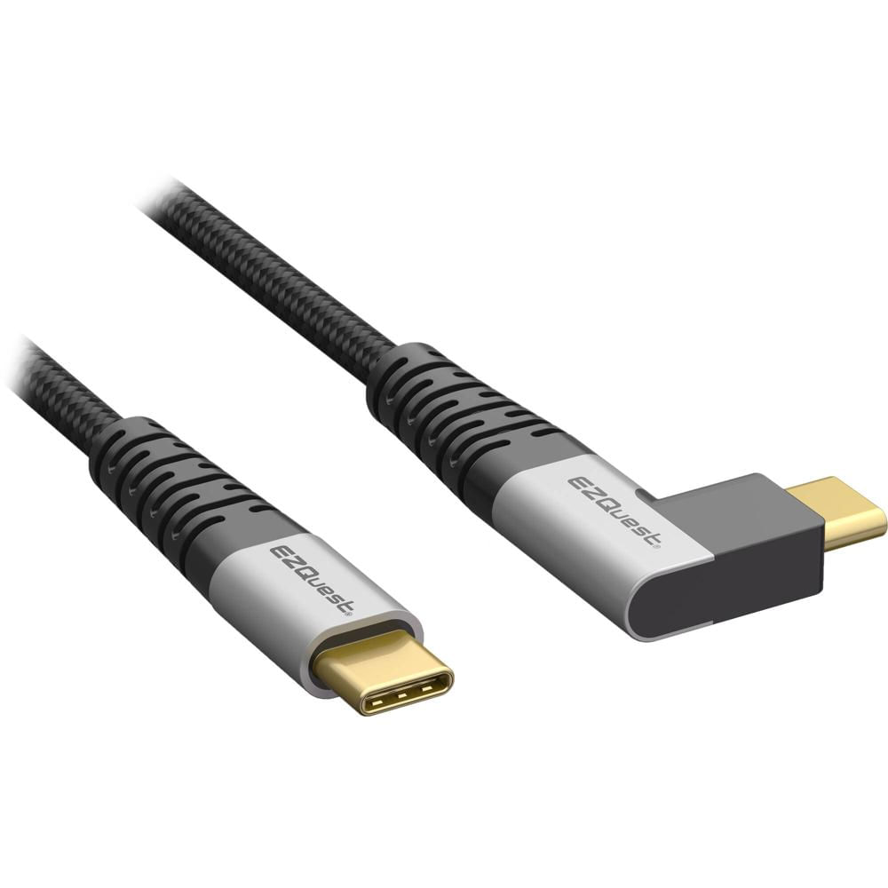 Cable de Carga y Sincronización USB-C 2.0 EZQuest DuraGuard (3.9') - 480 Mb/s, 100W, Conectores de Á