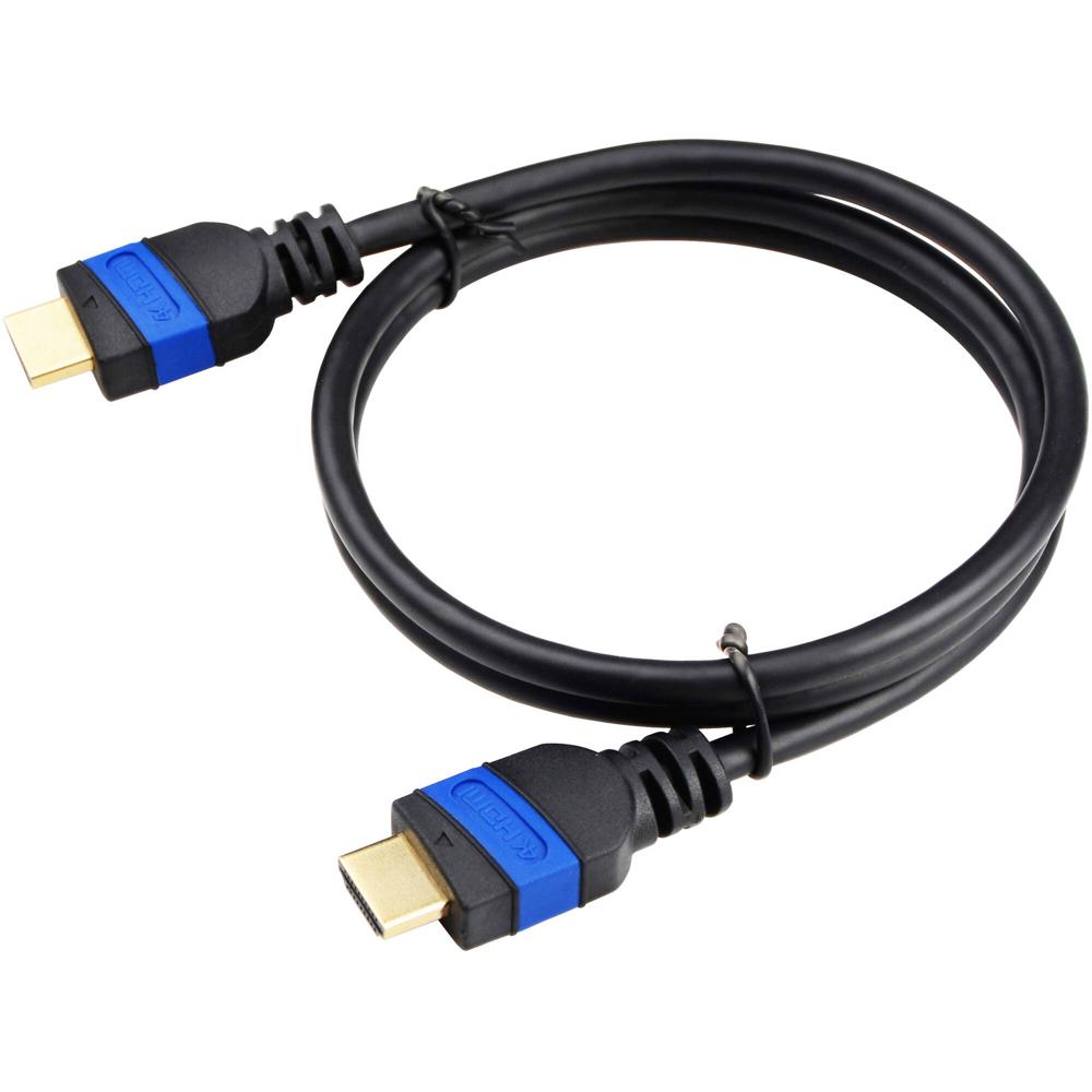 Cable HDMI Ultra HD PURE de Alta Velocidad con Ethernet (3') - Soporta Resolución 4K, Conectores Mac