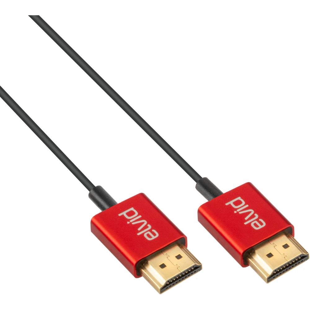 Cable HDMI Ultra Rápido Elvid Hyper-Thin 8K (3') - Tipo A a Tipo A, 48 Gb/s, Soporte ALLM, VRR, QFT,