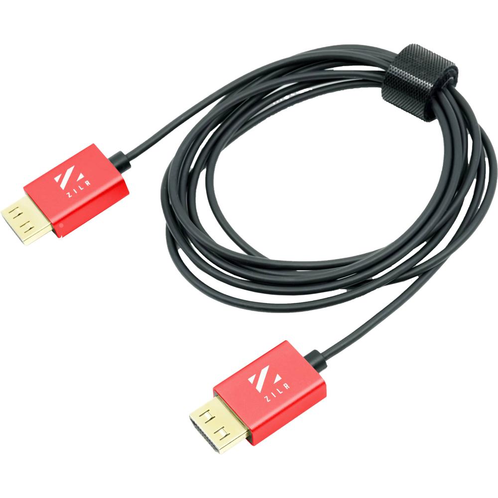 Cable HDMI Ultra Delgado ZILR ZRHAA05 de Alta Velocidad con Ethernet (6.6') - Soporta Resoluciones h