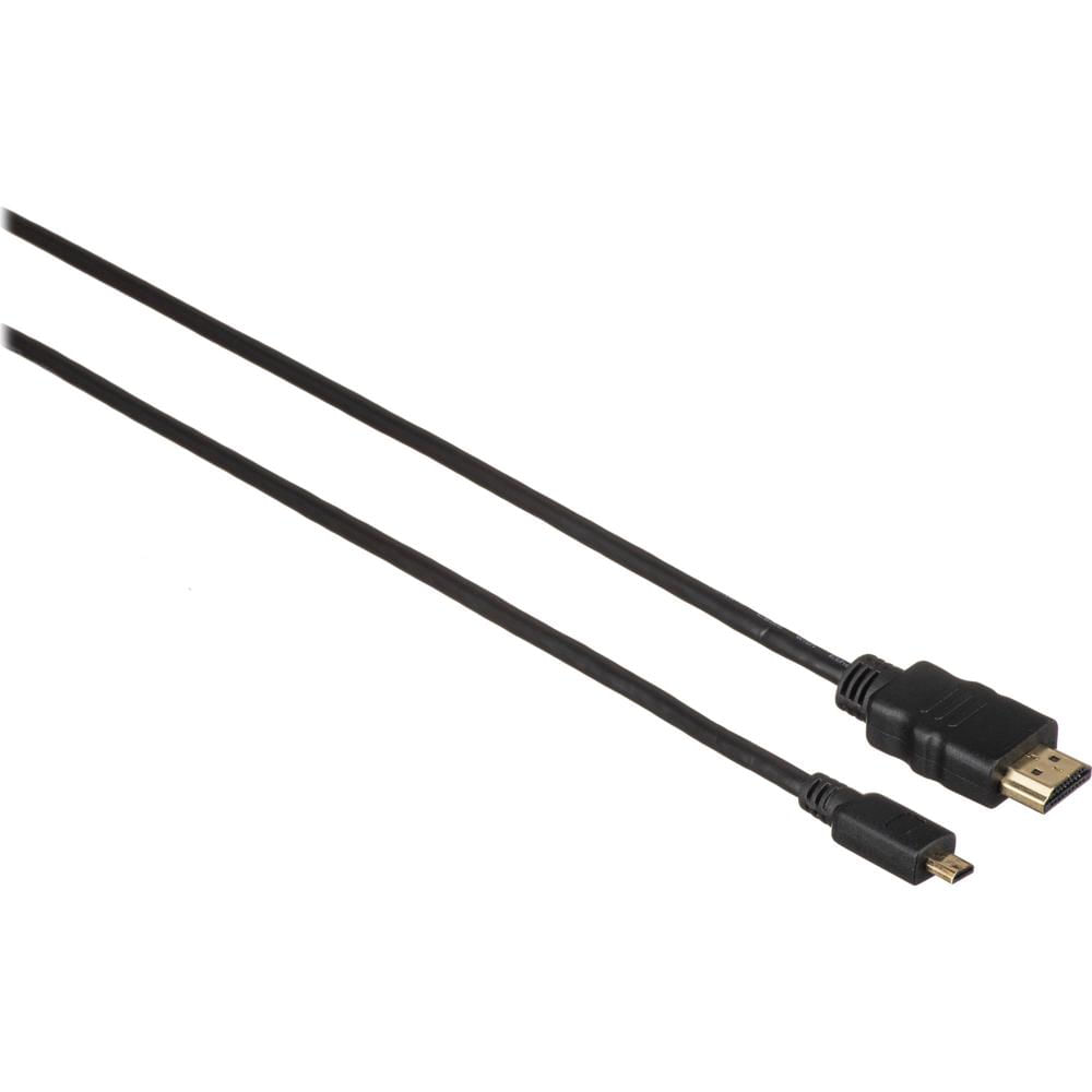 Cable Kramer Micro-HDMI a HDMI de Alta Velocidad con Ethernet (3') - Soporta 4K UHD a 60 Hz, Audio M