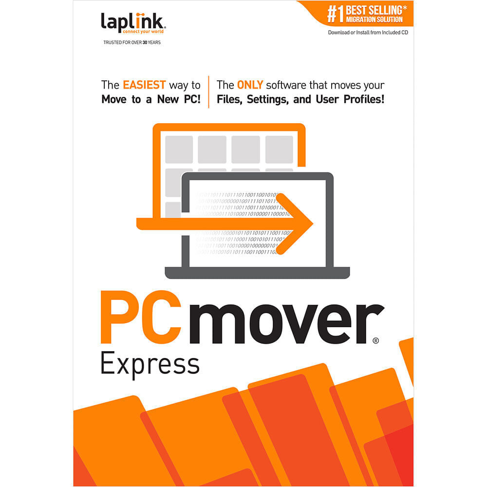 Laplink PCmover Express 11 (1 Uso, Descarga) - Transferencia de Datos entre Dos Computadoras, Archiv