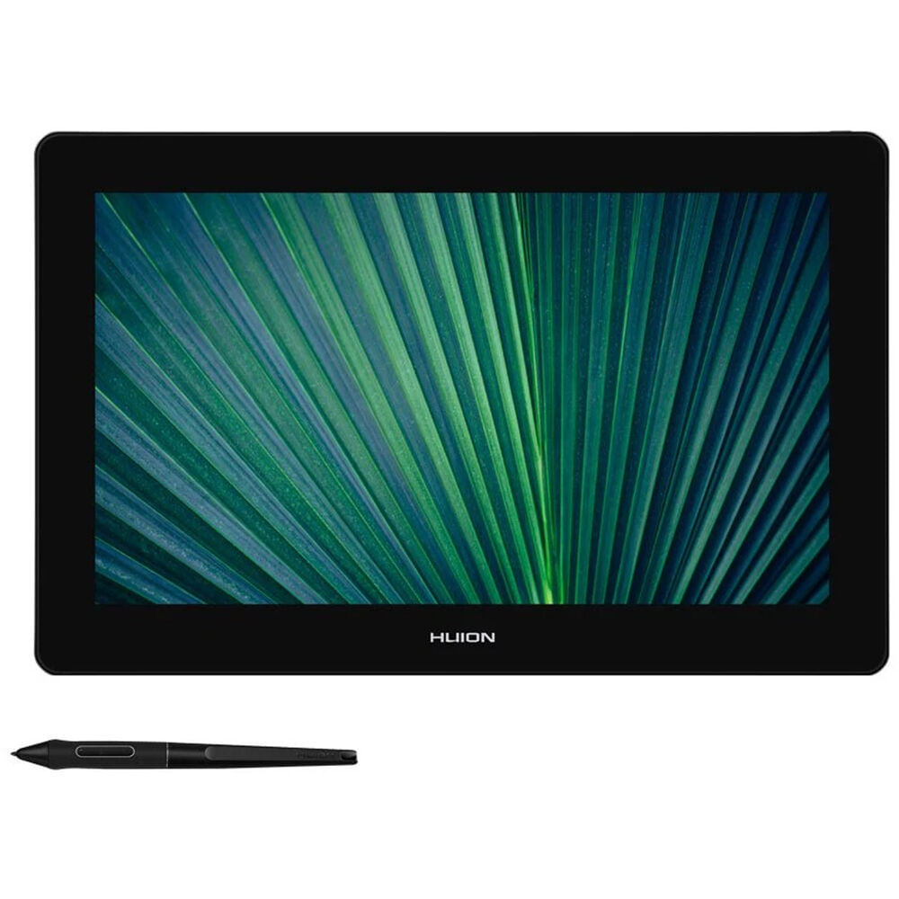 Huion Kamvas Pro 16 Plus Pen Display (Gris Oscuro) - Pantalla 4K UHD de 15.6"", Área Activa de 13.6 x