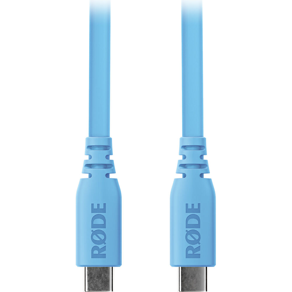 Cable RODE SC17 USB-C a USB-C (Azul, 5') - USB 2.0, Conexión Masculina USB-C, Diseño Blindado, Compa