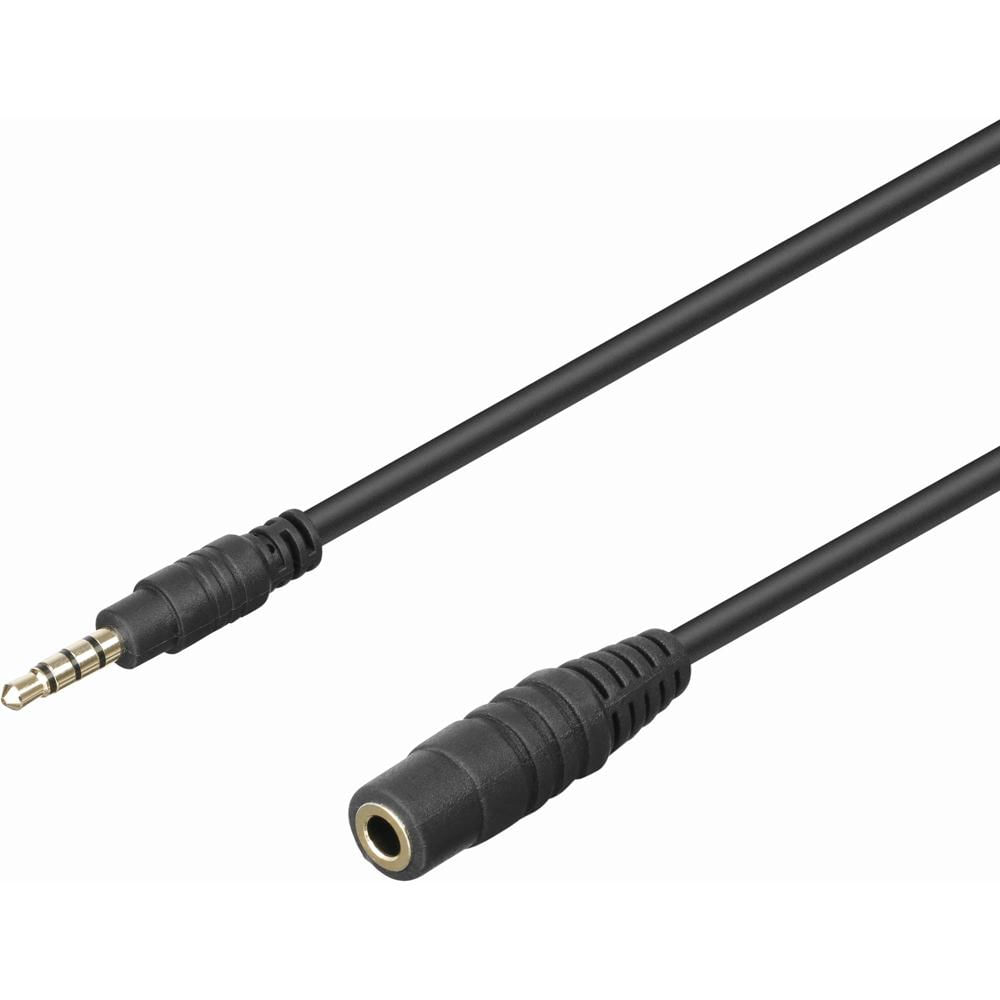 Saramonic SR-SC2500 Cable de Extensión de Micrófono TRRS de 3.5mm para Smartphones (8') - Conecta Mi