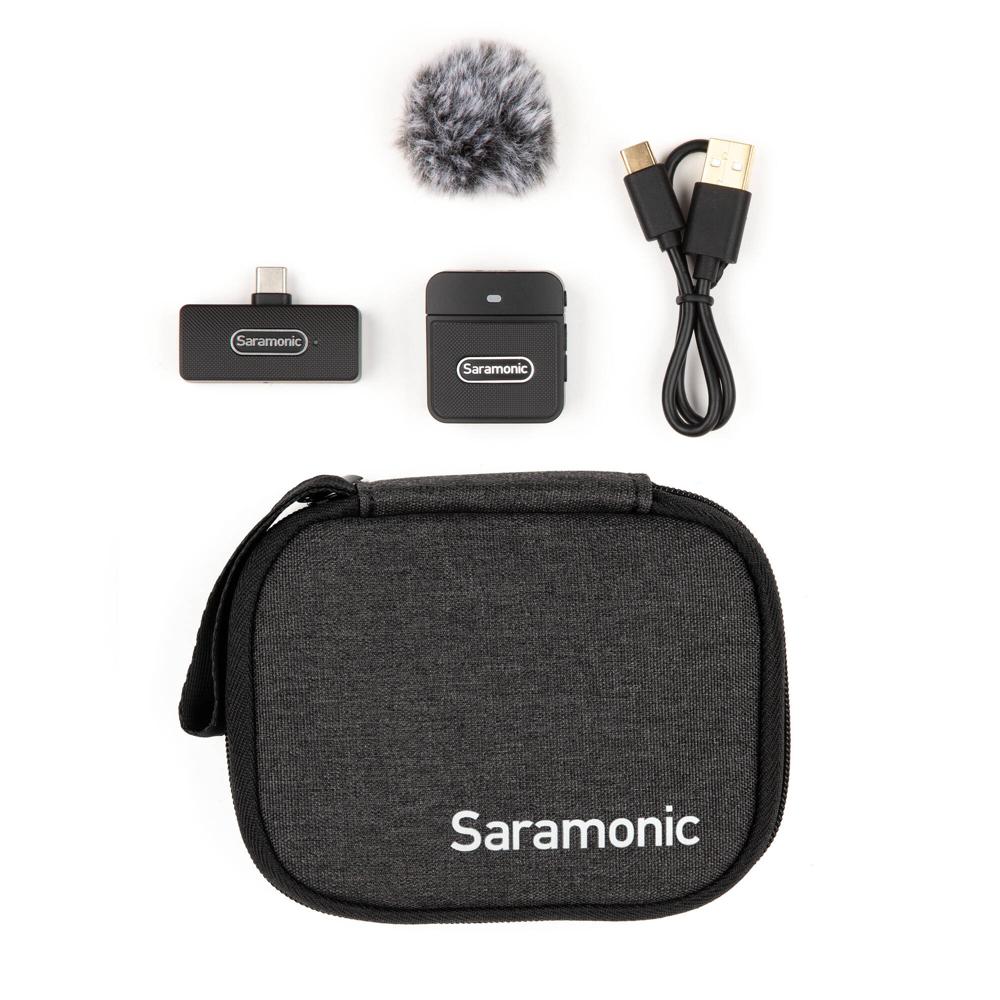 Saramonic Blink 100 B5: Sistema de Micrófono Inalámbrico Compacto con Conector USB-C para Videógrafo