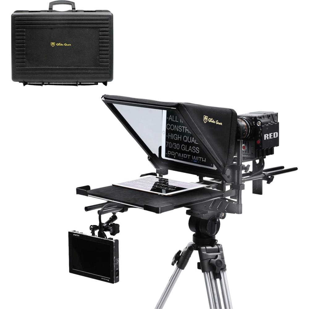 Glide Gear TMP 1000: Teleprompter Profesional para Cámaras de Video y Tablets, Soporta Todas las Tab