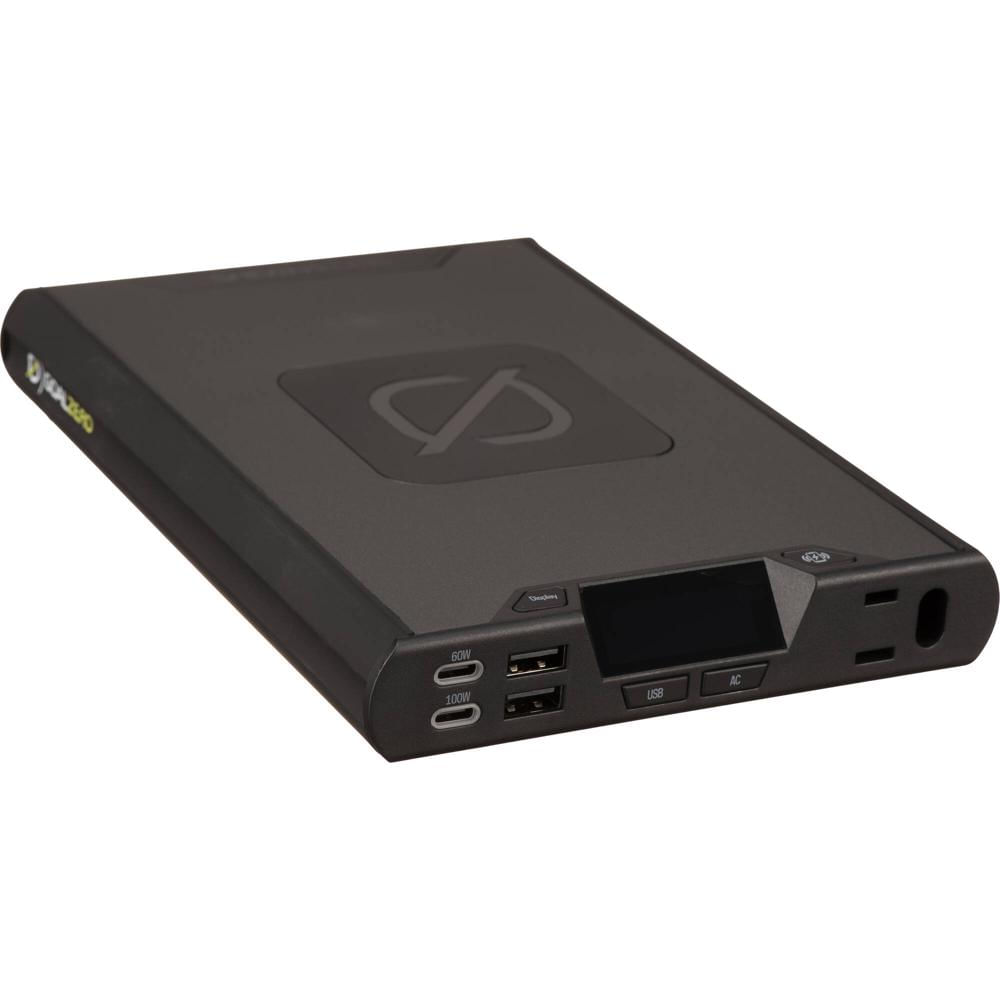 GOAL ZERO Sherpa 100AC Power Bank (4ta Generación) - Batería de Litio de 6400 mAh, 2 Puertos USB-C (