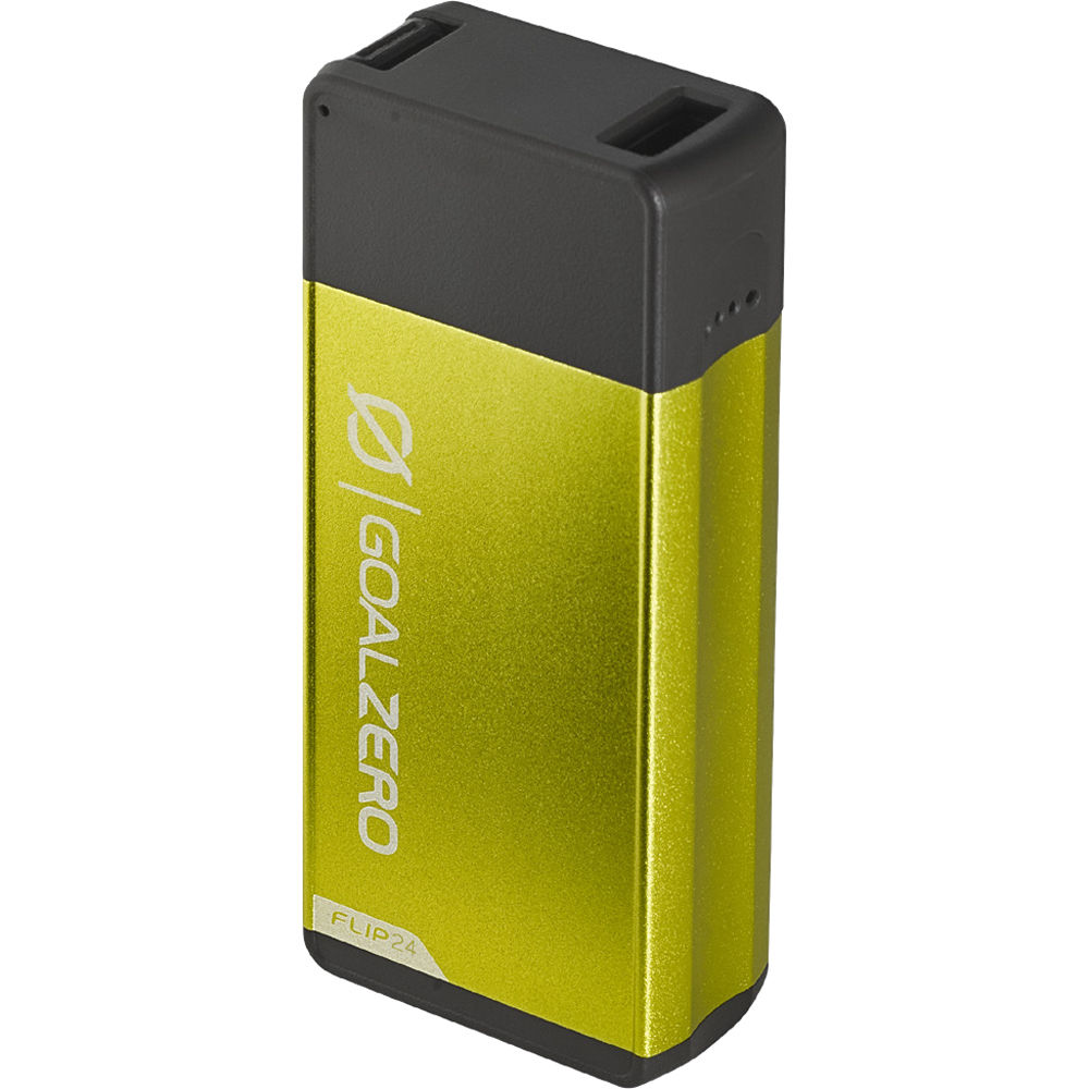 GOAL ZERO Flip 24 Estación de Energía Portátil de 6700mAh (Verde) - Solución de Energía Compacta y P