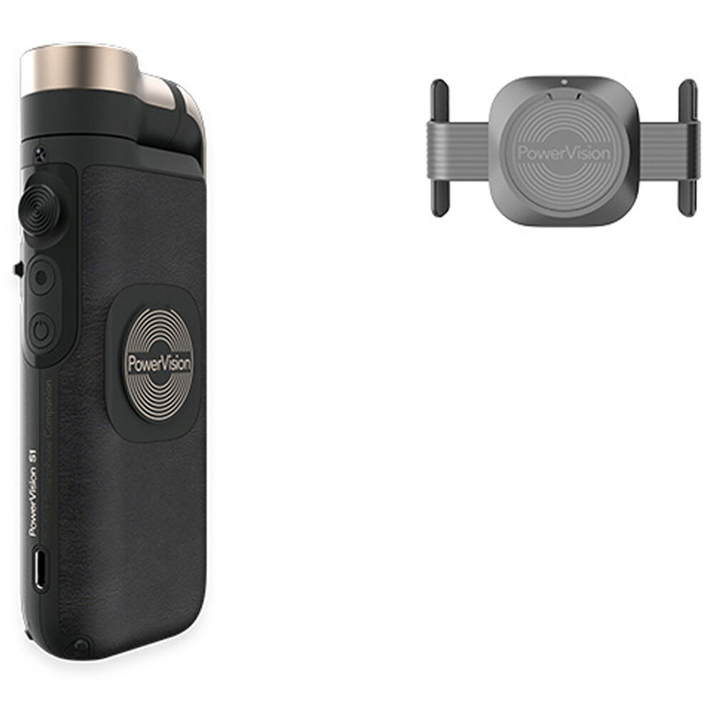 Kit Explorador Power Vision S1 Gimbal para Smartphone (Negro) - Estabilizador 3 Ejes con AI-Tracking