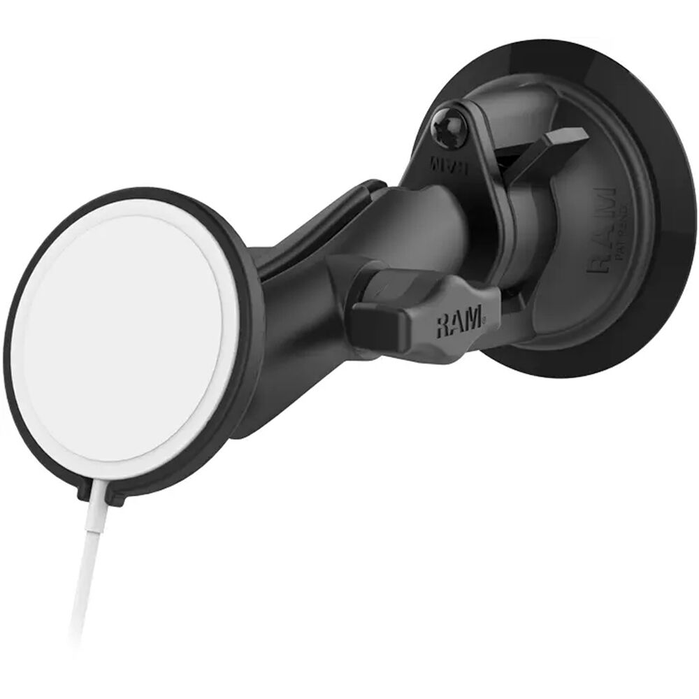 Soporte de Ventosa RAM Twist-Lock para MagSafe de Apple - Monta iPhones en el Parabrisas