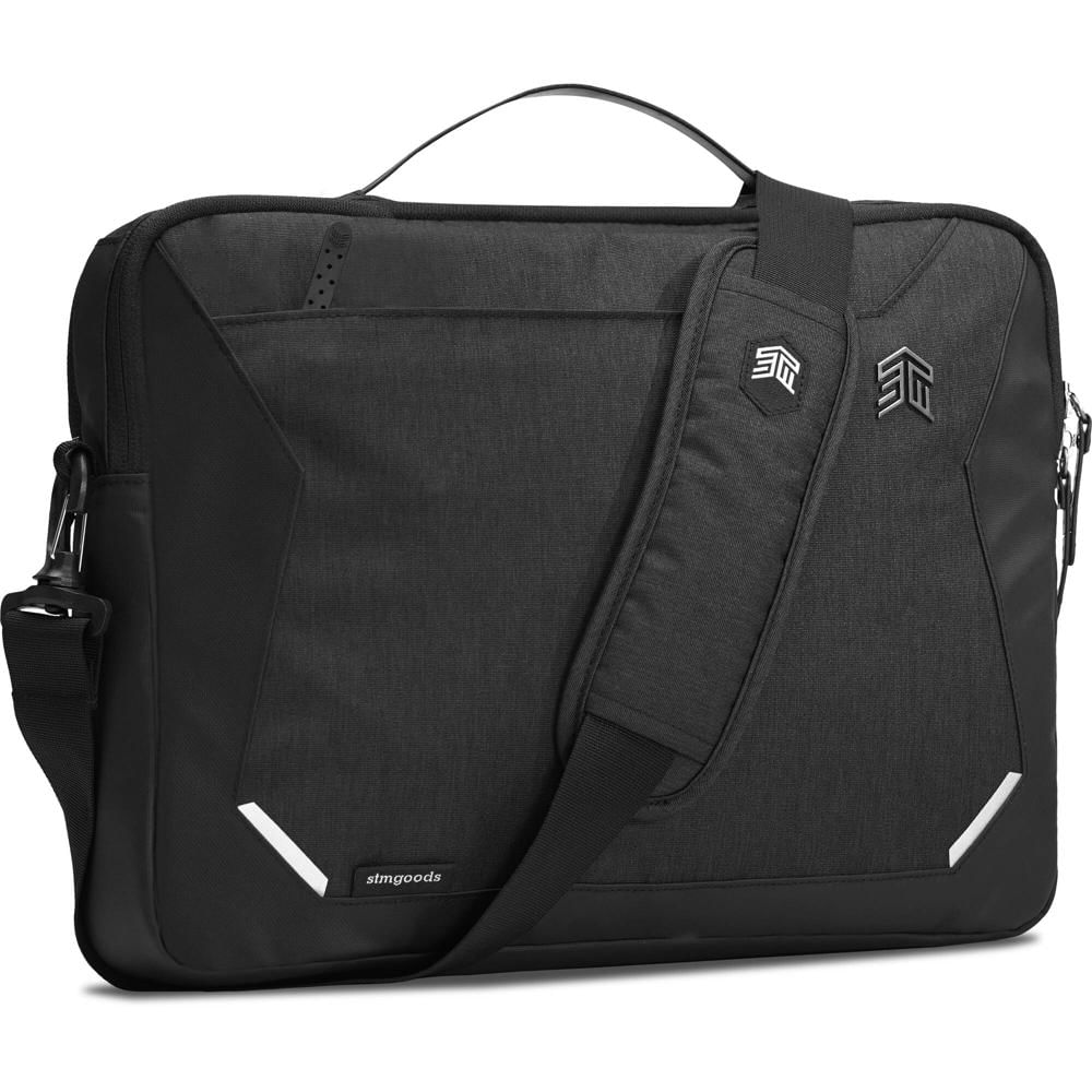 STM Myth Maletín para Portátiles de 16"" (Negro) - Compatible con MacBook Pro, Correa Ajustable, Bols