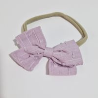 Vincha color lila para el cabello para bebe RN hasta el año Aititi´s Kids
