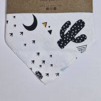 Bandana de algodón con diseño de cactus para bebe RN hasta 6m Aititi´s Kids