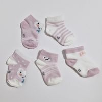 Pack de medias de chanchito para bebes de 6m a 9m Aititi´s Kids